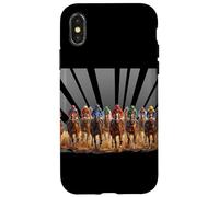 Hippique Jockeys Art, Santa Anita Del Mar, Pur-Sang Coque pour iPhone X/XS