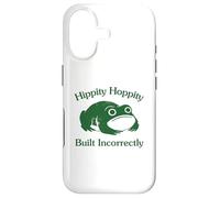 Hippity Hoppity Built Incorrectly Funny Frog Silly Graphic Coque pour iPhone 17