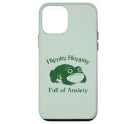 Hippity Hoppity Full of Anxiety Funny Frog Unhinged Graphic Coque pour iPhone 12 Mini