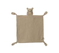 Hippo câlins jouet apaiser serviette bébé doux dormir poupée coton mousseline couverture sommeil jouet pour les tout-petits Hippo sucette serviette