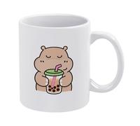 Hippo Drinking Tasse À Café Avec Poignée Tasses Pratiques Tasse 330Ml Pour Collègue Chocolat Chaud Ami