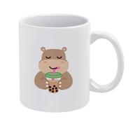 Hippo Drinking Tasse Avec Poignée Tasses Porcelaine Tasse À Café 330Ml Pour Lait Femme Chocolat Chaud