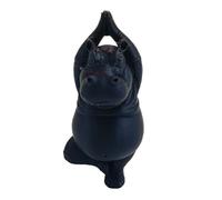 Hippo Figurine - Statue De Hippo De Yoga Drôle pour La Méditation Et La Décoration | Collectible Imprimé en 3D pour Cheminée, Bureau, Voiture, Dortoir, Bureau, Chambre, Table, Affichage De La B