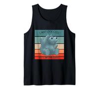 Hippo, J'Ai Peut-être l'air Mignon, mais Je suis Dangereux Débardeur