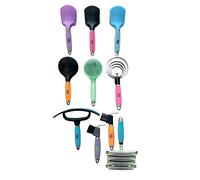Hippo Tonic Gel Brosse crinière, Mixte, 700058, Bleu Fluo, 23 x 10 cm