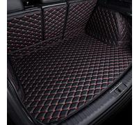 hippoca EntièRement Entouré Tapis De Coffre Voiture pour Mercedes-Benz A-Class W177 2018-2023, Cuir AntidéRapant ImperméAble à Protecteur Couverture IntéRieure Plancher Doublure,Black Red