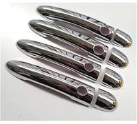 hippoca Garniture de Poignée de Porte pour Renault Clio 3 III MK3 2005-2013, Poignée de Porte Extérieure Couvercle Autocollants Accessoires de Style