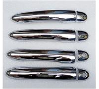 hippoca Garniture de Poignée de Porte pour Renault Clio 3 III MK3 2005-2013, Poignée de Porte Extérieure Couvercle Autocollants Accessoires de Style