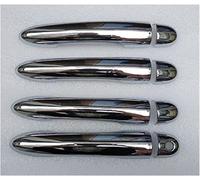 hippoca Garniture de Poignée de Porte pour Renault Clio 3 III MK3 2005-2013, Poignée de Porte Extérieure Couvercle Autocollants Accessoires de Style