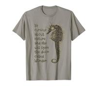 Hippocampe - Citation inspirante de la nature - Style détresse T-Shirt