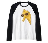 Hippocampe Cool avec Lunettes de Soleil pour Enfants Manche Raglan