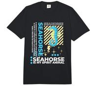 Hippocampe est Mon Esprit Animal Kawaii Dessin animé drôle hippocampes Comfort Colors Adult Heavyweight T-Shirt