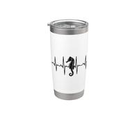 Hippocampe Heartbeat Gobelet isotherme en acier inoxydable double paroi