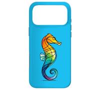 Hippocampe Minimaliste : Art de l'océan avec Un bel Hippocampe Coque pour iPhone 17 Pro Max