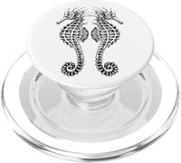 Hippocampe Nautique dans l'art de la Nature PopSockets PopGrip pour MagSafe