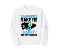 Hippocampes Make Me Happy You Not So Much Funny Seahorse Sweatshirt