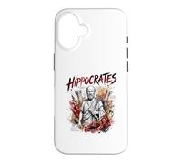 Hippocrate Philosophe de médecine Grecque Antique Coque pour iPhone 16