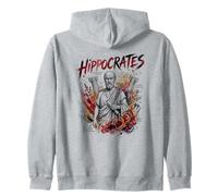 Hippocrate Philosophe de médecine Grecque Antique Sweat à Capuche