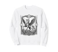 Hippogriff Art de Ligne de Gardien Mythique sacré Sweatshirt