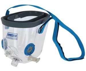 Hippomed Masque d’inhalation avec accessoires AirOne Flex Inhalateur à ultrasons rechargeable Cheval / Full
