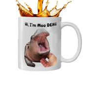 hippopotame amusante - à café en céramique de 340,2 g, motif hippopotame mignon, idée cadeau | verres pour amoureux des animaux, amis, adolescents, filles,