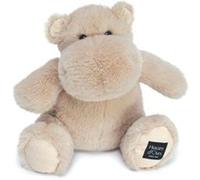 Doudou et Compagnie Peluche Hippopotame Hip'Cool Beige 25 cm Douce pour câlins HO3093