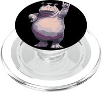 Hippopotame Cool Rock on Funny Animal Lover Graphic Hippopotame PopSockets PopGrip pour MagSafe