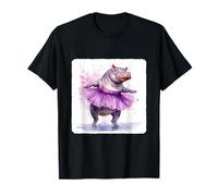 hippopotame dans un ballet de danse tutu. performance par hippopotame en tutu T-Shirt