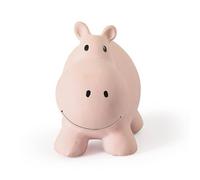 Hippopotame en caoutchouc naturel rose TU