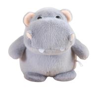 Hippopotame en Peluche - 35 X 35 X 30 Cm, Jouet Hippopotame en Peluche, Douce Et, Coussin en Coton PP Durable, Décoration De Chambre d'enfant Safari Mignonne | Cadeau De Compagnon Animal