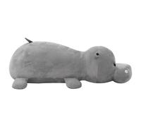 Hippopotame En Peluche Gris