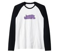 Hippopotame endormi Manche Raglan