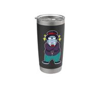 Hippopotame Marié Veste Mariage Gobelet isotherme en acier inoxydable double paroi