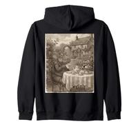 Hippopotame Vintage High Tea Victorian Cottagecore Sweat à Capuche