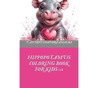 HIPPOPOTAMUS COLORING BOOK FOR KIDS 01