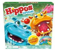 Hippos gloutons, jeu de société enfant, jeu de plateau, dès 4 ans, pour 2 à 4 joueurs, Hasbro Gaming