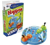 Hippos gloutons Voyage, jeu de société de voyage pour 2 joueurs, des 4 ans, Hasbro Gaming