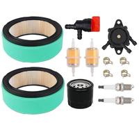 Hippotech 47 083 03-S Filtre à air 24 393 16-S Pompe à carburant pour Kohler CH18 CH20 CH22 CH23 CH25 CV1-CV23 Moteur tondeuse à gazon 12 050 01-S Kit de réglage de filtre à huile Remplace 47 883