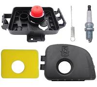 Hippotech Base de filtre à air 595663, couvercle de filtre à air 595660 et filtre en mousse de rechange pour tondeuse à gazon Briggs Stratton 450E 500E 550E 550Ex