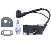 Hippotech Bobine d’allumage pour Chinois 5200 4500 5800 52 58 45 CC Pièce de tronçonneuse avec kit de Joint de Bougie d’allumage