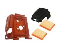 Hippotech Boîtier de Filtre et Couvercle de boîtier de Filtre à air avec Filtre à air 2 pièces Tondeuse/débroussailleuse pour Stihl FS120 FS200 FS250