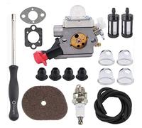 Hippotech Carburateur C1M-S267A avec filtre à air pour Stihl FS40 FS50 FS50C HT56 HT56C KM56 KM56C KN56 FS56 FS56C FS70 FS70C FS70 FC56 FC70 FC70C Trimmer 4144120 0603 Débroussailleuse