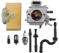 Hippotech Carburateur Carb Avec Kit de Mise au Point de la Conduite de Carburant du Filtre à Air Scie à Chaîne pour STIHL MS290 MS310 MS390 029 039