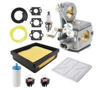 Hippotech Carburateur K750 avec filtres à air de rechange pour scie à tronçonner Husqvarna Partner K750 pour Zama C3-EL53 remplace # 578 24 34-01 5782434-01