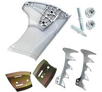Hippotech Couvercle de pignon d'embrayage et plaque de guide et pointe de pare-chocs pour STIHL 070 090 Tronçonneuse