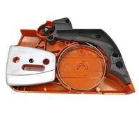 Hippotech Couvercle latéral de frein de chaîne de pignon de chaîne tronçonneuse pour Hus 340345 346XP 350