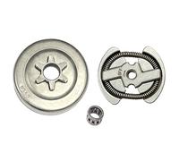 Hippotech Embrayage et pignon de tronçonneuse 6 dents 3/8 "pour Husqvarna 36, 41, 136, 141, 142