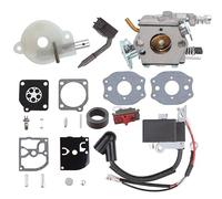 Hippotech Kit de réparation de membrane de bobine d'allumage de carburateur Remplacement pour Husqvarna 136 137 141 142 tronçonneuse