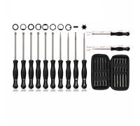 Hippotech Kit d'outils de réglage de carburateur 10 pièces avec étui de Transport Petit Moteur à 2 Temps pour Walbro Zama Weed Eater Ryobi Stihl