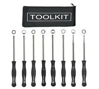 Hippotech Kit d'outils de réglage du carburateur pour Moteur de carburateur 2 Temps commun - Ensemble d'outils de réglage du carburateur Outil de réglage de la Mise au Point du carburateur (8pcs)
